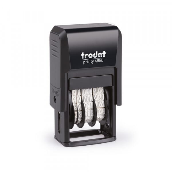 Trodat Printy Mini Dater 4850/4L - RECEIVED, PAID, FAXED, EMAILED