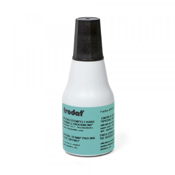 Fast Drying PSI Ink for Self Inking Stamps for use on shiny surfaces 