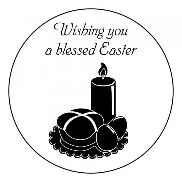 Craft Stamp - Wishing You a Blessed Easter